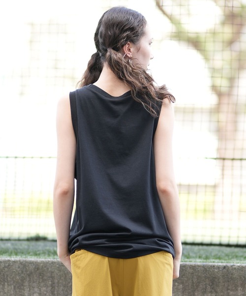 adidas（アディダス）の「adidas/アディダス タンクトップ KRG09（タンクトップ・レディース・ホワイト×ブラック/ブラック×ホワイト・L/M）」の11枚目の写真