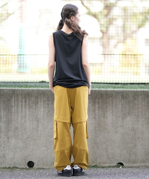 adidas（アディダス）の「adidas/アディダス タンクトップ KRG09（タンクトップ・レディース・ホワイト×ブラック/ブラック×ホワイト・L/M）」の14枚目の写真