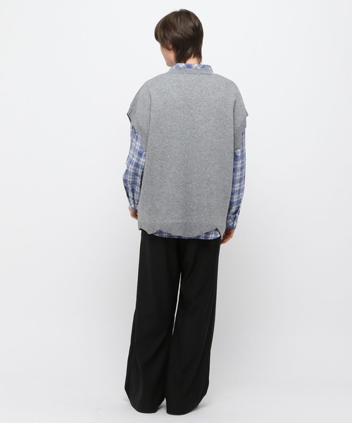 3.3 Field Trip （3.3フィールドトリップ）の「3.3 Field Trip／ウォッシュチェックシャツ（シャツ/ブラウス・メンズ・ブルー/ピンク・FREE）」の10枚目の写真