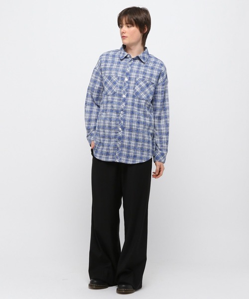 3.3 Field Trip （3.3フィールドトリップ）の「3.3 Field Trip／ウォッシュチェックシャツ（シャツ/ブラウス・メンズ・ブルー/ピンク・FREE）」の11枚目の写真