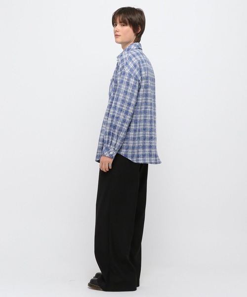 3.3 Field Trip （3.3フィールドトリップ）の「3.3 Field Trip／ウォッシュチェックシャツ（シャツ/ブラウス・メンズ・ブルー/ピンク・FREE）」の12枚目の写真