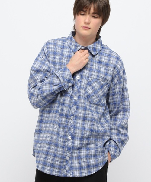 3.3 Field Trip （3.3フィールドトリップ）の「3.3 Field Trip／ウォッシュチェックシャツ（シャツ/ブラウス・メンズ・ブルー/ピンク・FREE）」の14枚目の写真