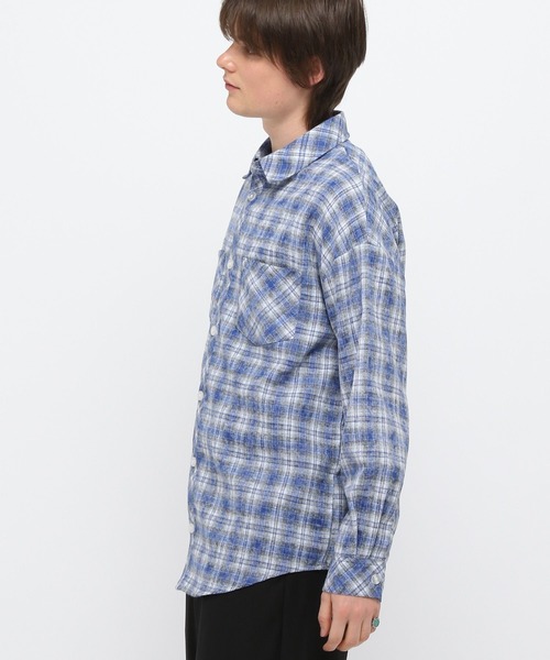 3.3 Field Trip （3.3フィールドトリップ）の「3.3 Field Trip／ウォッシュチェックシャツ（シャツ/ブラウス・メンズ・ブルー/ピンク・FREE）」の15枚目の写真