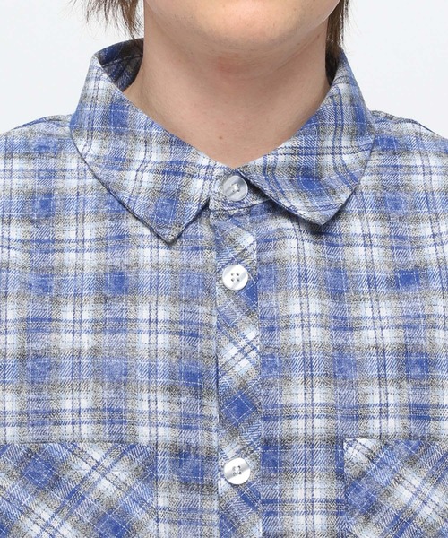 3.3 Field Trip （3.3フィールドトリップ）の「3.3 Field Trip／ウォッシュチェックシャツ（シャツ/ブラウス・メンズ・ブルー/ピンク・FREE）」の20枚目の写真