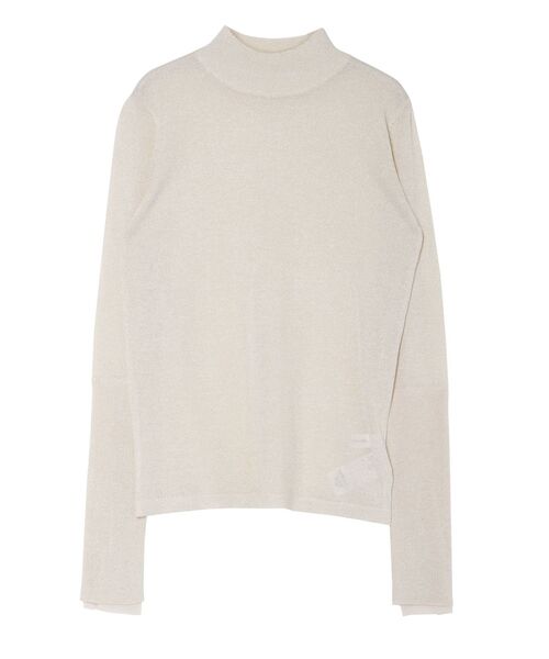 LAGUNAMOON（ラグナムーン）の「シアーラメボトルネックプルオーバー（Tシャツ/カットソー・レディース・アイボリー/ライトグリーン/グレー・FREE）」の12枚目の写真