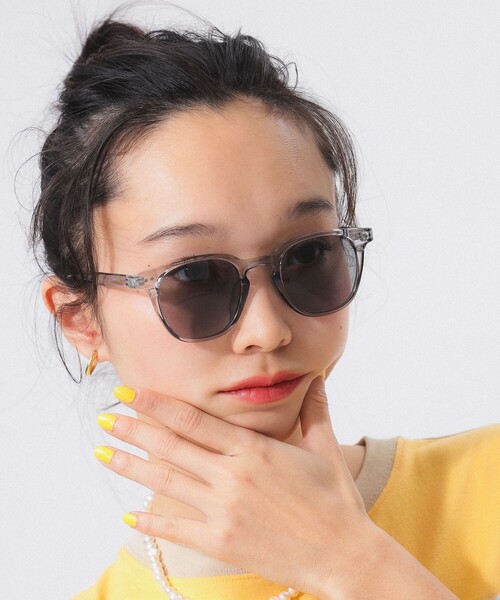 BEAMS BOY(ビームスボーイ)の「クリア レンズ 25SS(サングラス・レディース・ブラック系その他4/ブラック/オレンジ/グリーン/ピンク・ONE SIZE)」の6枚目の写真