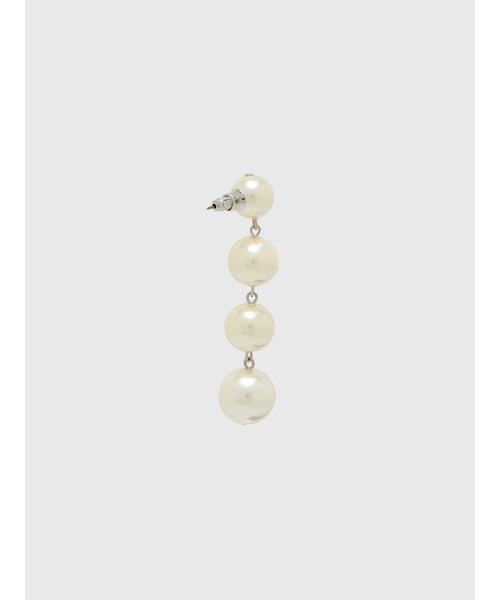 EIMY ISTOIRE（エイミーイストワール）の「バリエーションスウィングピアス（ピアス（両耳用）・レディース・シルバー/ホワイト・F）」の7枚目の写真