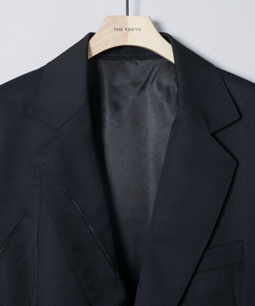 sulvam(サルバム)の「【sulvam / サルバム】SLASH OVER JACKET(カバーオール・メンズ・ブラック・S/M)」の9枚目の写真