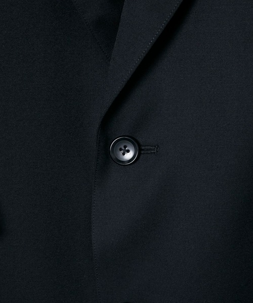 sulvam(サルバム)の「【sulvam / サルバム】SLASH OVER JACKET(カバーオール・メンズ・ブラック・S/M)」の2枚目の写真