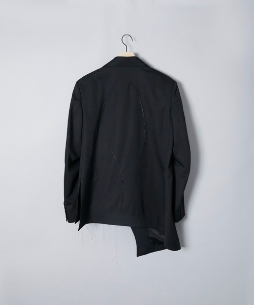 sulvam(サルバム)の「【sulvam / サルバム】SLASH OVER JACKET(カバーオール・メンズ・ブラック・S/M)」の7枚目の写真
