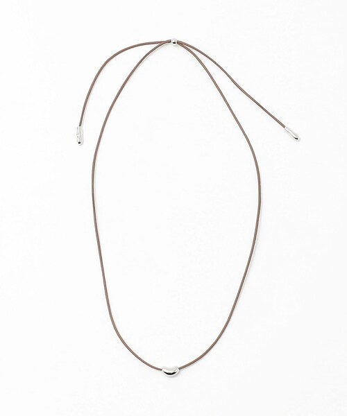 green label relaxing（グリーンレーベルリラクシング）の「コードメタルドロップ ネックレス（ネックレス・レディース・ゴールド/シルバー/ブラウン系・FREE）」の13枚目の写真