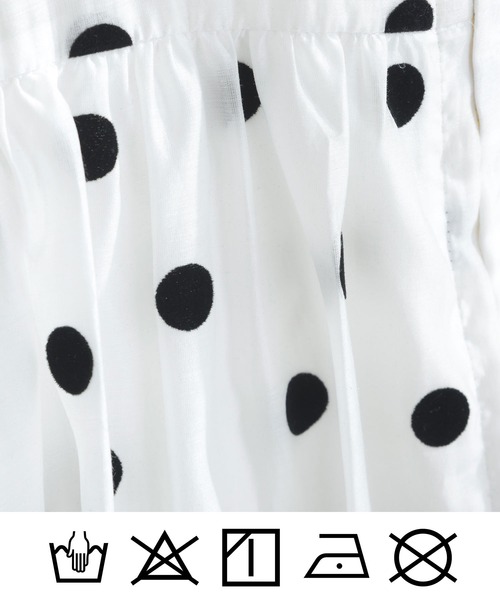 PICCIN PERLA（ピッチンペルラ）の「フロッキードットシアーブルゾン（ブルゾン・レディース・オフホワイト/ブラック・M）」の22枚目の写真