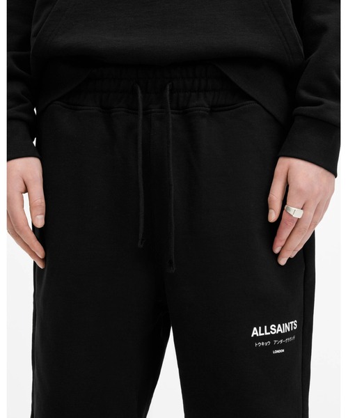 ALLSAINTS（オールセインツ）の「UNDERGROUND RELAXED FIT SWEAT SHORTS | アンダーグラウンド リラックス フィット スウェット ショーツ（スウェットパンツ・メンズ・ブラック・S/M/XS/L）」の6枚目の写真