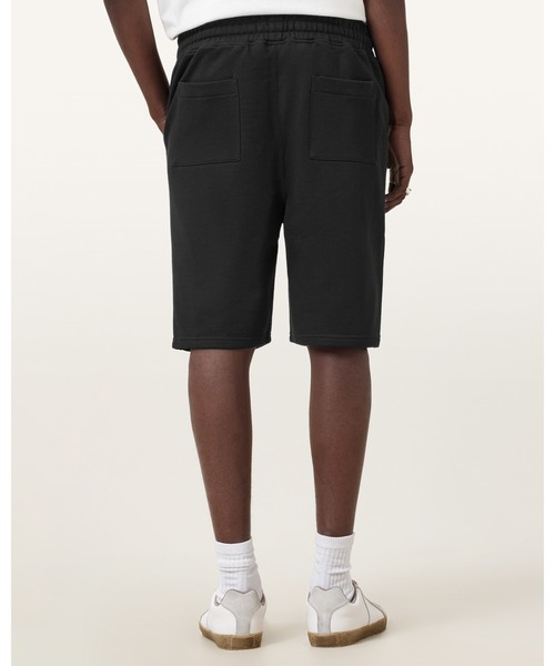ALLSAINTS（オールセインツ）の「UNDERGROUND RELAXED FIT SWEAT SHORTS | アンダーグラウンド リラックス フィット スウェット ショーツ（スウェットパンツ・メンズ・ブラック・S/M/XS/L）」の12枚目の写真