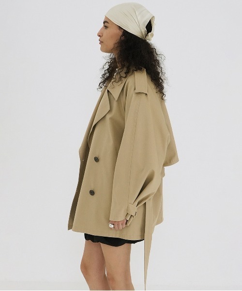 OVER SHORT TRENCH COAT（トレンチコート）｜CLANE（クラネ）の