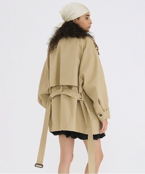 OVER SHORT TRENCH COAT（トレンチコート）｜CLANE（クラネ）の
