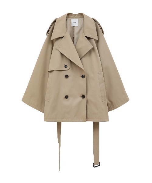 【新品未使用】CLANE OVER SHORT TRENCH COAT OVER SHORT TRENCH COAT（トレンチコート）｜CLANE（クラネ）の