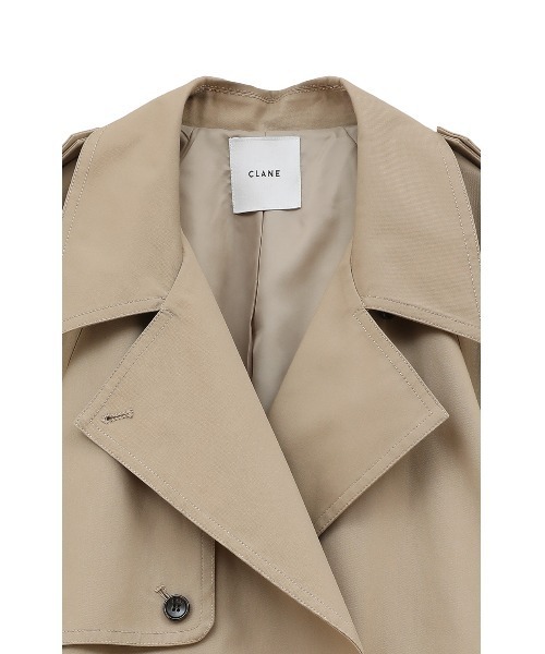 OVER SHORT TRENCH COAT（トレンチコート）｜CLANE（クラネ）の
