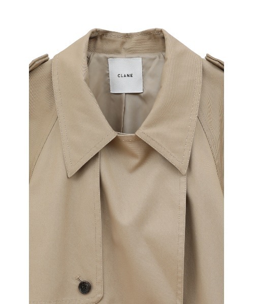 【新品未使用】CLANE OVER SHORT TRENCH COAT OVER SHORT TRENCH COAT（トレンチコート）｜CLANE（クラネ）の