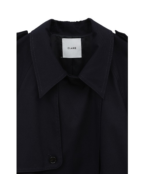 CLANE OVER SHORT TRENCH COAT ① OVER SHORT TRENCH COAT（トレンチコート）｜CLANE（クラネ）の