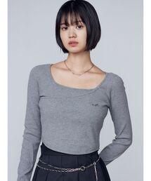 EMODA | クロスクロップドトップ(Tシャツ/カットソー)