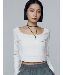 EMODA | クロスクロップドトップ(Tシャツ/カットソー)