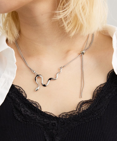 MONO-MART（モノマート）の「モチーフチャーム アソートデザインネックレス（ネックレス・レディース・シルバー系2/シルバー系4/シルバー系1/ゴールド系2/シルバー系3・FREE）」の6枚目の写真