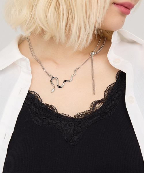 MONO-MART（モノマート）の「モチーフチャーム アソートデザインネックレス（ネックレス・レディース・シルバー系2/シルバー系4/シルバー系1/ゴールド系2/シルバー系3・FREE）」の9枚目の写真