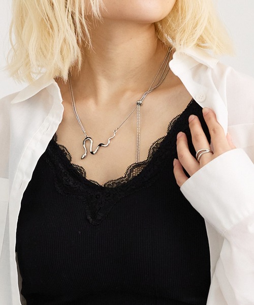 MONO-MART（モノマート）の「モチーフチャーム アソートデザインネックレス（ネックレス・レディース・シルバー系2/シルバー系4/シルバー系1/ゴールド系2/シルバー系3・FREE）」の11枚目の写真