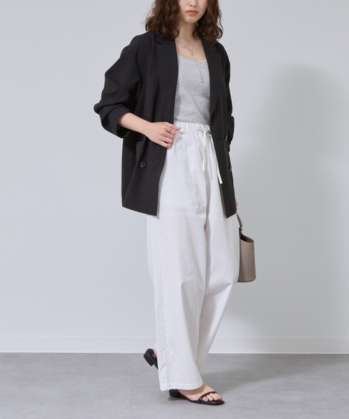 COLONY 2139（コロニートゥーワンスリーナイン）の「テックリネンダブルテーラードジャケット（テーラードジャケット・レディース・ブラック/ブラウン/グレイッシュベージュ/ミント・MEDIUM/SMALL）」の21枚目の写真