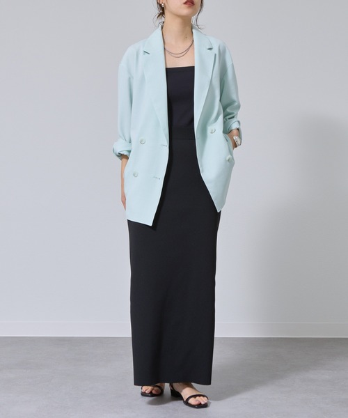 COLONY 2139（コロニートゥーワンスリーナイン）の「テックリネンダブルテーラードジャケット（テーラードジャケット・レディース・ブラック/ブラウン/グレイッシュベージュ/ミント・MEDIUM/SMALL）」の10枚目の写真