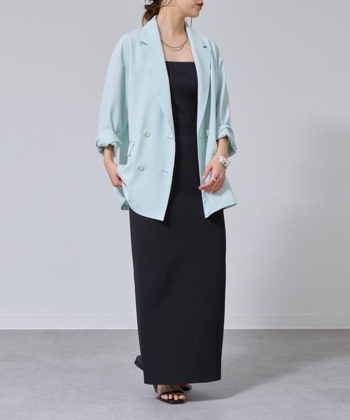 COLONY 2139（コロニートゥーワンスリーナイン）の「テックリネンダブルテーラードジャケット（テーラードジャケット・レディース・ブラック/ブラウン/グレイッシュベージュ/ミント・MEDIUM/SMALL）」の13枚目の写真