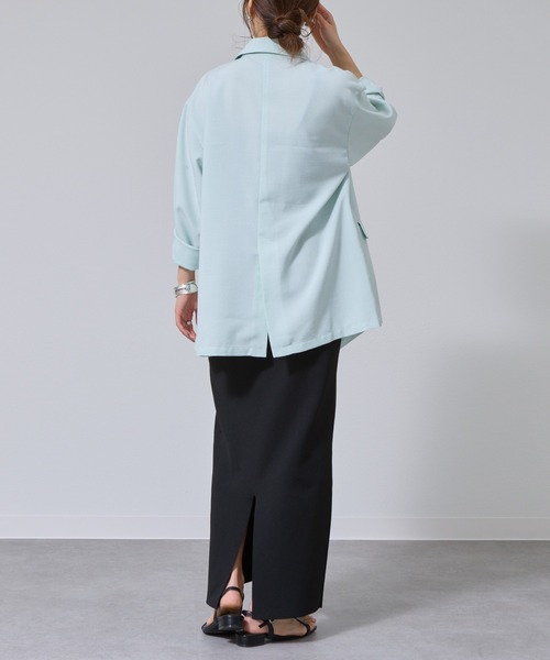 COLONY 2139（コロニートゥーワンスリーナイン）の「テックリネンダブルテーラードジャケット（テーラードジャケット・レディース・ブラック/ブラウン/グレイッシュベージュ/ミント・MEDIUM/SMALL）」の12枚目の写真