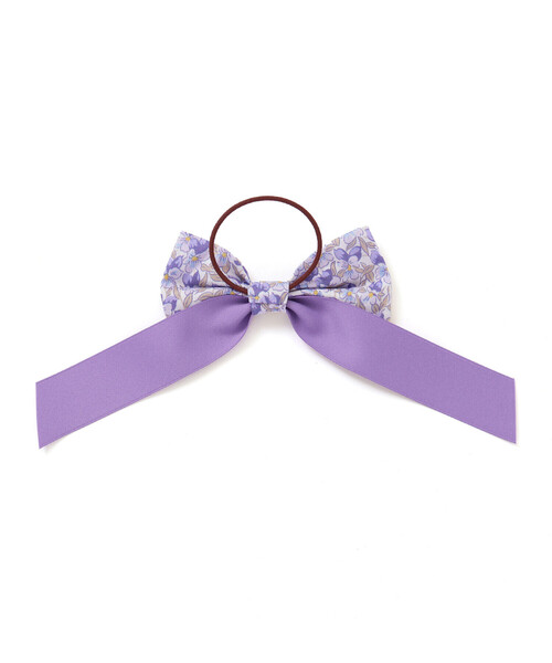 Tartine et Chocolat（タルティーヌエショコラ）の「【日本製】【お揃い】リバティ(Aralia Pansy)タナローンヘアゴム（ヘアゴム・キッズ・パープル系その他/ピンク系その他・FREE）」の9枚目の写真
