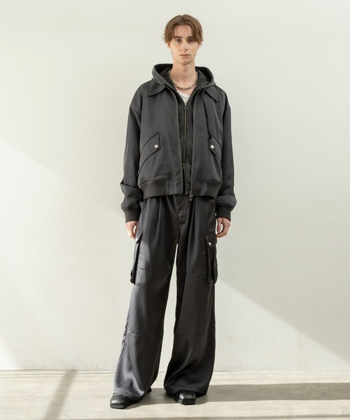 Forte（フォルテ）（フォルテ）の「West Side Modern Fatigue Pants/ウエストサイドモダンファティーグパンツ/カーゴパンツ/軽い履き心地（カーゴパンツ・メンズ・ブラウン/グレー・LARGE/MEDIUM）」の15枚目の写真