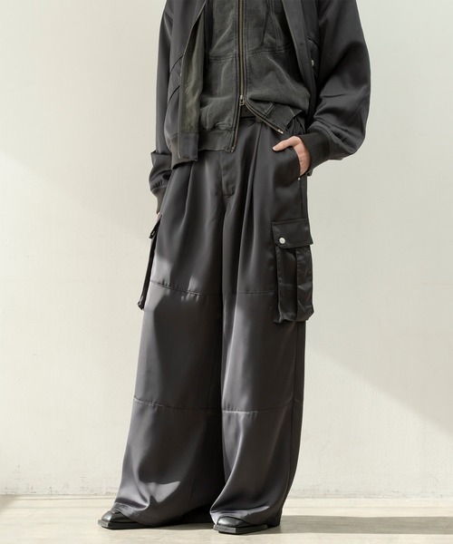 Forte（フォルテ）（フォルテ）の「West Side Modern Fatigue Pants/ウエストサイドモダンファティーグパンツ/カーゴパンツ/軽い履き心地（カーゴパンツ・メンズ・ブラウン/グレー・LARGE/MEDIUM）」の10枚目の写真