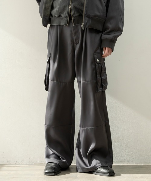 Forte（フォルテ）（フォルテ）の「West Side Modern Fatigue Pants/ウエストサイドモダンファティーグパンツ/カーゴパンツ/軽い履き心地（カーゴパンツ・メンズ・ブラウン/グレー・LARGE/MEDIUM）」の9枚目の写真