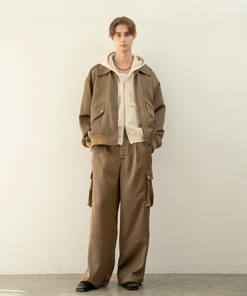 Forte（フォルテ）（フォルテ）の「West Side Modern Fatigue Pants/ウエストサイドモダンファティーグパンツ/カーゴパンツ/軽い履き心地（カーゴパンツ・メンズ・ブラウン/グレー・LARGE/MEDIUM）」の6枚目の写真