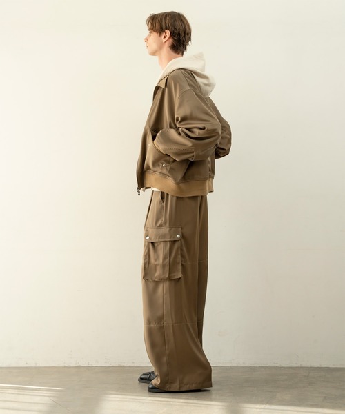 Forte（フォルテ）（フォルテ）の「West Side Modern Fatigue Pants/ウエストサイドモダンファティーグパンツ/カーゴパンツ/軽い履き心地（カーゴパンツ・メンズ・ブラウン/グレー・LARGE/MEDIUM）」の7枚目の写真
