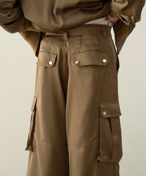 Forte（フォルテ）（フォルテ）の「West Side Modern Fatigue Pants/ウエストサイドモダンファティーグパンツ/カーゴパンツ/軽い履き心地（カーゴパンツ・メンズ・ブラウン/グレー・LARGE/MEDIUM）」の5枚目の写真
