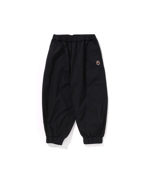 A BATHING APE(アベイシングエイプ)の「APE HEAD ONE POINT BALLOON PANTS(その他パンツ・キッズ・ブラック/ベージュ・100/110/120/130/140/90)」の1枚目の写真