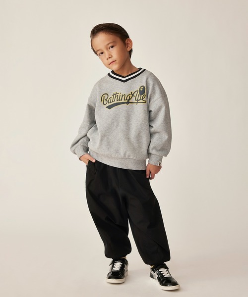 A BATHING APE(アベイシングエイプ)の「APE HEAD ONE POINT BALLOON PANTS(その他パンツ・キッズ・ブラック/ベージュ・100/110/120/130/140/90)」の7枚目の写真