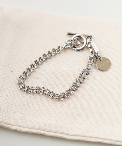 アクセサリー Jieda PRECIOA CRYSTAL 2 STRAND BRACELET PRECIOSA CRYSTAL 2 STRAND BRACELET – JieDa WEB STORE