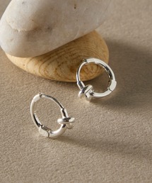 ROZY（ロージィー）の「【SV】ノットプチフープピアス（ピアス（両耳用））」