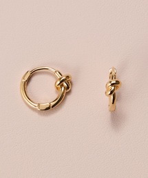 【SV】ノットプチフープピアス
