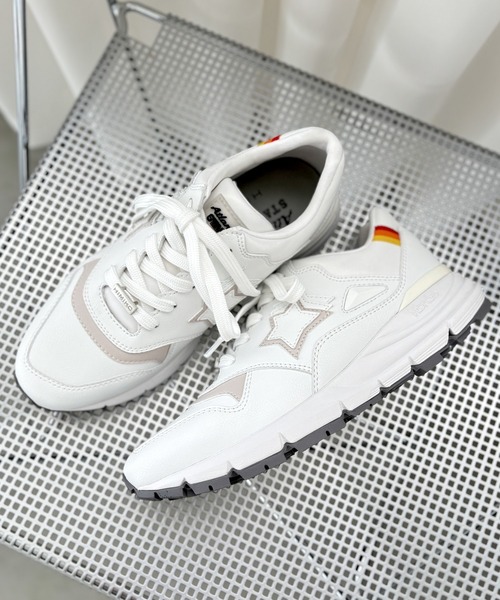 HIMIKO】ビブラムソールレザースニーカー【AGENA （アジェナ