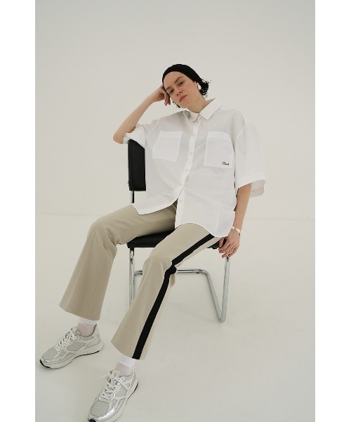 パンツ CLANE HIGH WAIST SIDE LINE PANTS CLANE パンツ CLANE/クラネ/HIGH WAIST SIDE LINE PANTS