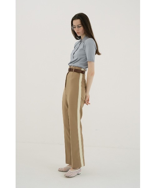 パンツ CLANE HIGH WAIST SIDE LINE PANTS HIGH WAIST SIDE LINE PANTS｜SKIRT/PANTS(スカート/パンツ