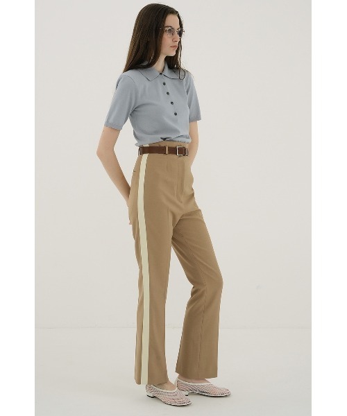 CLANE/クラネ/HIGH WAIST SIDE LINE PANTS（その他パンツ