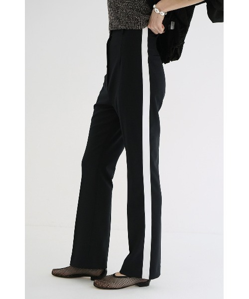 CLANE - ハイウエストパンツ - HIGH WAIST SIDE LINE PANTS